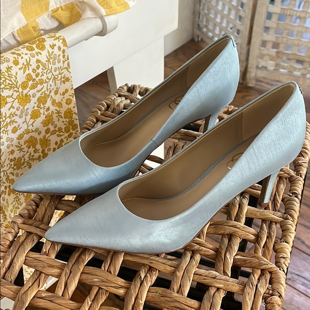 Elegant Blue Women's Heels